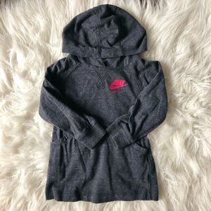Heather Grey Nike Hooded Tunic